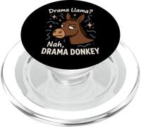 Funny Donkey Humor Donkey Farmer Pride Quirky State of Mind PopSockets PopGrip for MagSafe