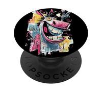 Funny Donkey Peace Graffiti Pop Character Graphic Art Face PopSockets Adhesive PopGrip
