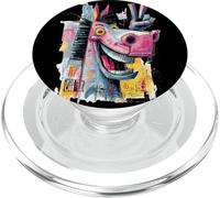 Funny Donkey Peace Graffiti Pop Character Graphic Art Face PopSockets PopGrip for MagSafe