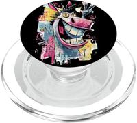 Funny Donkey Peace Graffiti Pop Character Graphic Art Face PopSockets PopGrip for MagSafe
