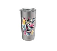 Funny Donkey Peace Graffiti Pop Character Graphic Art Face Stainless Steel Insulated Tumbler