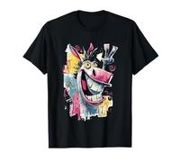 Funny Donkey Peace Graffiti Pop Character Graphic Art Face T-Shirt