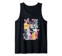 Funny Donkey Peace Graffiti Pop Character Graphic Art Face Tank Top