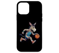 Funny Donkey Playing Basketball Sports Mascot Case for iPhone 12 mini