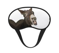 Funny Donkey Print Sleep Mask, Eye Sleeping Mask for Women and Men for Total Darkness, Reduces Puffy Eye Mask