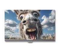 Funny Donkey Printed Business Card Holders Name Cards Cases