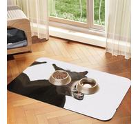 Funny Donkey Printed Pet Bowl Mats, Non-Slip And Tasteless Dog And Cat Feeding Mats