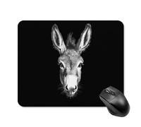 Funny Donkey Printed Square Gaming Mouse Mat Soft Non-Slip Computer Game Mice Pad for Home Office Laptops