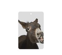 Funny Donkey Printing Fashion Car Air Freshener Cards 10 Pcs Car Scented Hanging Sheets