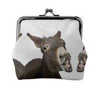 Funny Donkey Printing Small Coin Purse, Lightweight Travel Wallet for Sightseeing Tours and Shopping Sprees