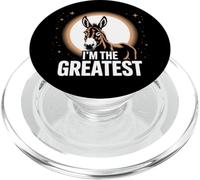 Funny Donkey Sign I'm The Greatest Silhouette Proud Donkey PopSockets PopGrip for MagSafe