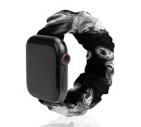 Funny Donkey Soft Elastic Scrunchie Watch Strap Compatible with IWatch Series 6 5 4 3 2 1 Printed Wristbands Bands