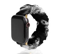 Funny Donkey Soft Elastic Scrunchie Watch Strap Compatible with IWatch Series 6 5 4 3 2 1 Printed Wristbands Bands