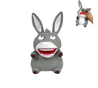 Funny Donkey Squeeze and Stretch Toy Squeezable and Stretchable Animals Figurine Suitable for All Ages (Grey)
