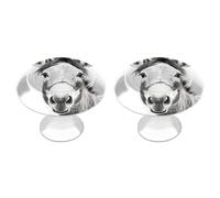Funny Donkey White Black Animal Funny Round Cabinet Knobs Stainless Steel Drawer Pulls Door Handles Decoration