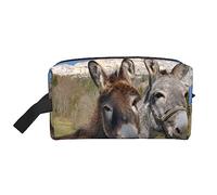 Funny Donkeys Travel Makeup Bag Handbag - Large Capacity Portable Portable Cosmetic Organizer Bag