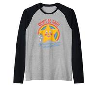 Funny Don't Be Sad IT's Uncomfortable Star Rainbow Women Men Raglan Baseball Tee
