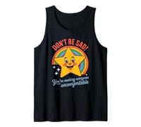 Funny Don't Be Sad IT's Uncomfortable Star Rainbow Women Men Tank Top