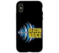 Funny Don't Make Me Use My Deacon Voice Christian Church Case for iPhone X/XS