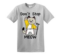 Funny Don't Stop Meow T-Shirt Cat Kitten Funny Party Cats Tshirt Top Tee