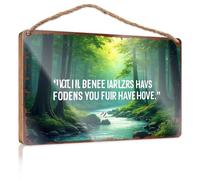 Funny Door Hanging Signs Magic Forest: A Whispered Tale Of Nature'S Secrets Wooded Sign Welcome Sign For Front Door Welcome Sign For Front(23X35CM)