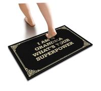 Funny Doormat For Front Door I Am A Grandma What's Your Superpower Doormat