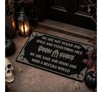 Funny Doormat, We Are Sage and Hood Welcome Mat, Gothic Front Door Decor