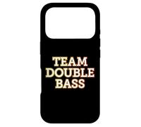 Funny Double Bass Humour for Proud Double Bassists Team Case for iPhone 17 Pro
