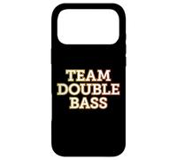 Funny Double Bass Humour for Proud Double Bassists Team Case for iPhone 17 Pro Max