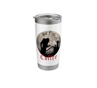 Funny Dracula Horror - But First Coffee Gothic Vampire Fans Stainless Steel Insulated Tumbler