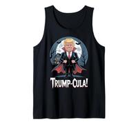 Funny Dracula Vampire Costume Parody Halloween Humor Tank Top