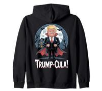 Funny Dracula Vampire Costume Parody Halloween Humor Zip Hoodie