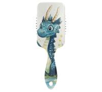Funny Dragon A River cute hair brush blow Designed scalp massage for straight hair with Ergonomic handle cepillo para cabello
