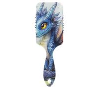 Funny Dragon A River cute hairbrush for men Designed massage brush for fine hair with Ergonomic handle cepillo para cabello rizado