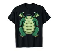 Funny Dragon Costume Lazy Last Minute Halloween Cosplay T-Shirt
