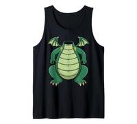 Funny Dragon Costume Lazy Last Minute Halloween Cosplay Tank Top