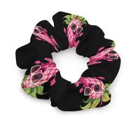 Funny Dragon Fruit with Eyesglasses Hair Ties Elastic Hair Bands Cute Ponytail Holders for Thick Or Thin Hair