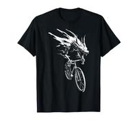 Funny Dragon on a Bicycle T-Shirt