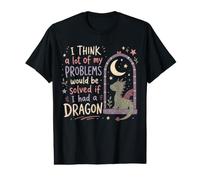 Funny Dragon Quote Fantasy Moon Lover Value Graphic T-Shirt