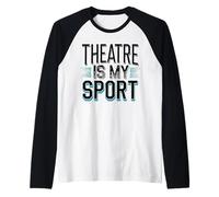 Funny Drama Teacher Theater Instructor Acting Coach Raglan Baseball Tee