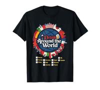 Funny Drinking Around The World Drink T-Shirt