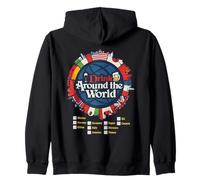 Funny Drinking Around The World Drink Zip Hoodie