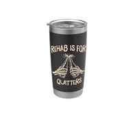 Funny Drinking Beer Not a Quitter Stainless Steel Insulated Tumbler