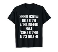 Funny Drinking Beer Quote Capsize Value Graphic T-Shirt