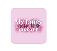 Funny Drinks Coaster | Novelty Office Mug Coasters | Childish Fancy New Beer Mat | Sarcastic Home Accessory | Silly Joke Coffee - CC85