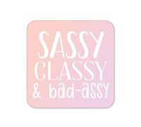 Funny Drinks Coaster | Novelty Office Mug Coasters | Childish Sassy Beer Mat | Sarcastic Home Accessory | Silly Prank Joke Coffee - CC57
