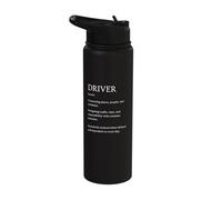 Funny Driver Definition Sarcastic Dictionary Stainless Steel Insulated Water Bottle