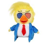Funny Driver Headcover, Creative Duck Shape Golf Club Head Covers for Woods and Drivers, Golf Headcover with Blonde Hair & Red Tie Fun Gift