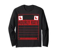 Funny Driving Instructor Outfit Idea for Men Learn to Drive Long Sleeve T-Shirt