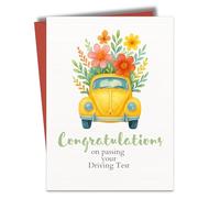 Funny Driving Test Congratulations Card for Him or Her DRIVE10